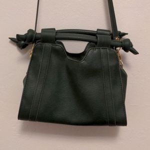 Anthropologie Green Crossbody Bag
